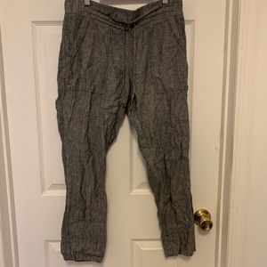 Linen-y grey Athleta pants